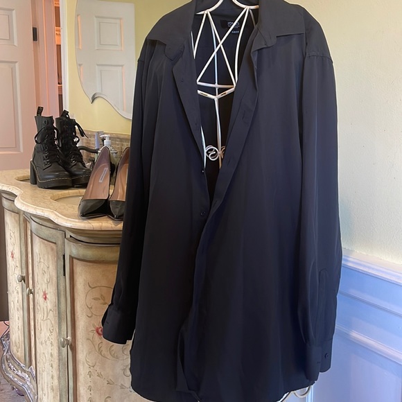 Jones New York Signature collection black dress blouse - Picture 1 of 6